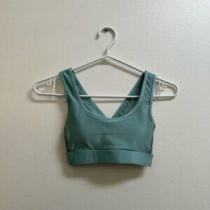 Forever 21 Shiny Mesh Sports Bra XS